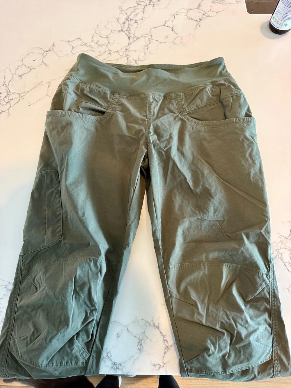 Prana Olive Green Track Joggers